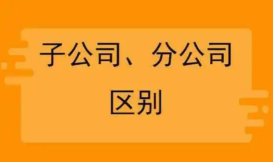 子公司和分公司的区别