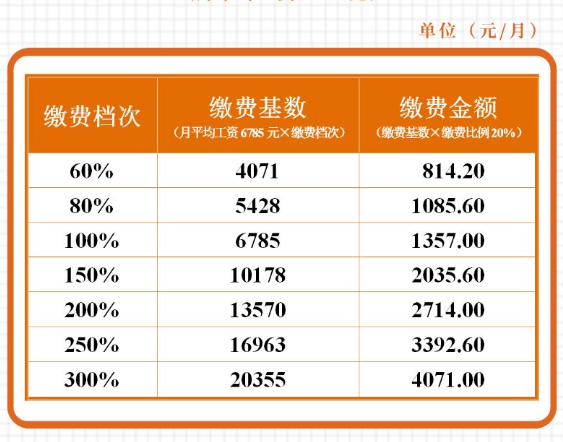成都社保2022年成都市灵活就业人员缴纳养老保险费标准