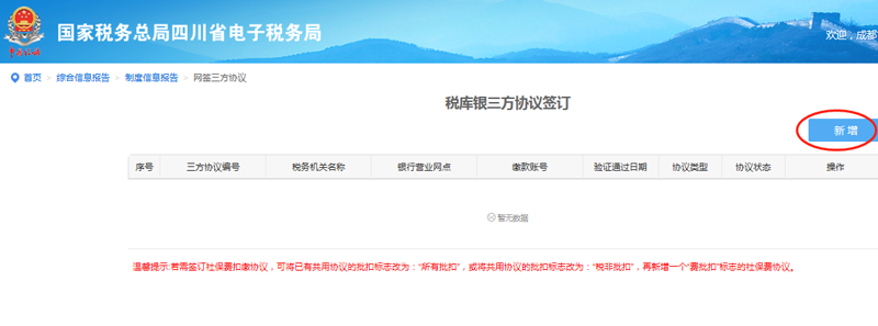 税库银三方协议签订