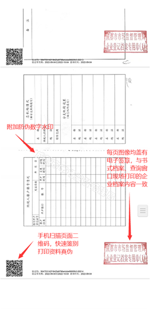电子档案二维码鉴别