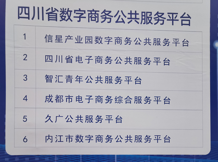 四川省数字商务公共服务平台